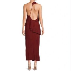 Reiss | Dresses | Reiss Midi Backless Black Dress With Shoulder Detail |  Poshmark